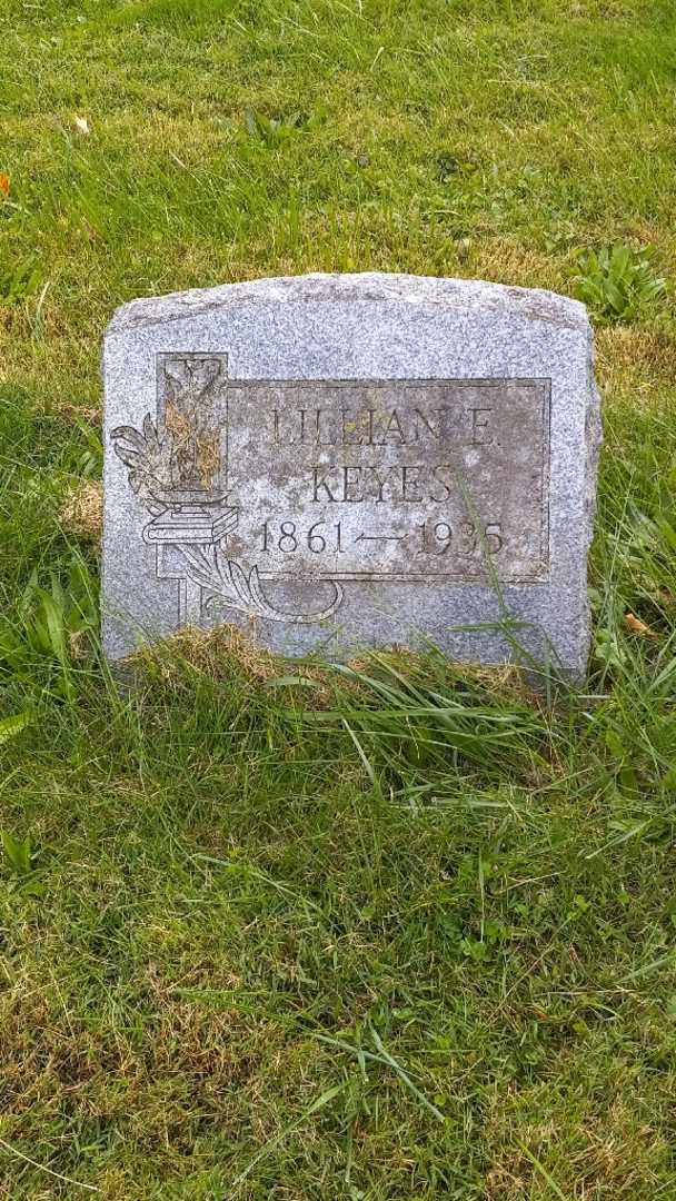 Lillian E. Keyes's grave. Photo 3