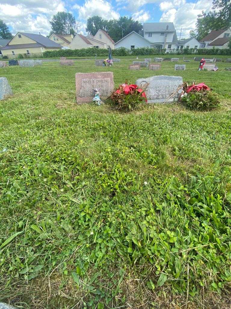 Mary E. Darling Bush's grave. Photo 2