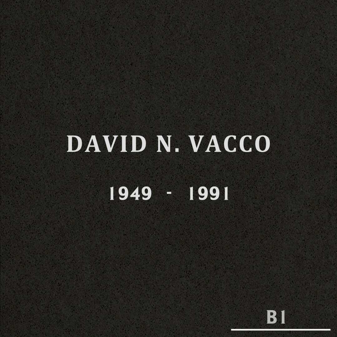 David N. Vacco's grave
