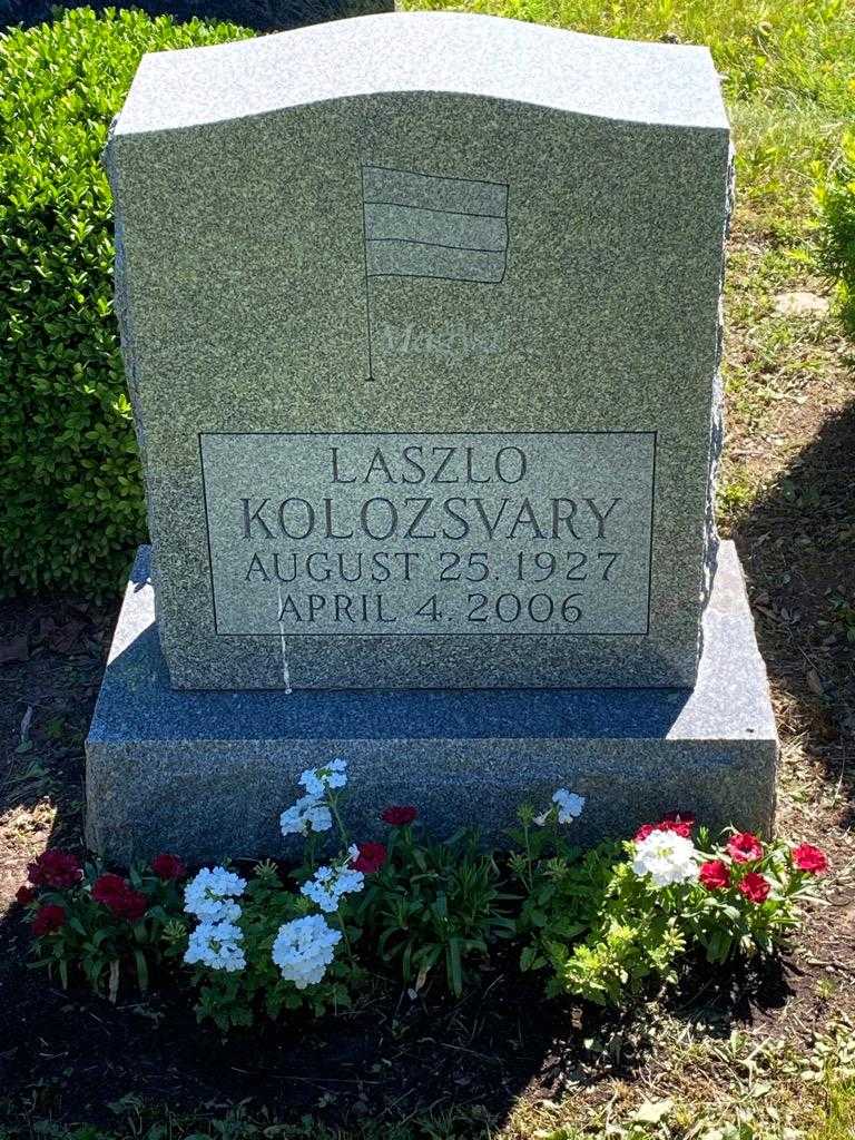 Laszlo Kolozsvary's grave. Photo 3