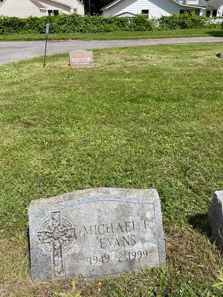 Michael F. Evans's grave. Photo 2