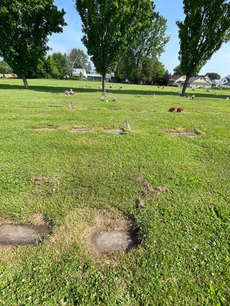 Evelyn A. Hurlbert's grave. Photo 1