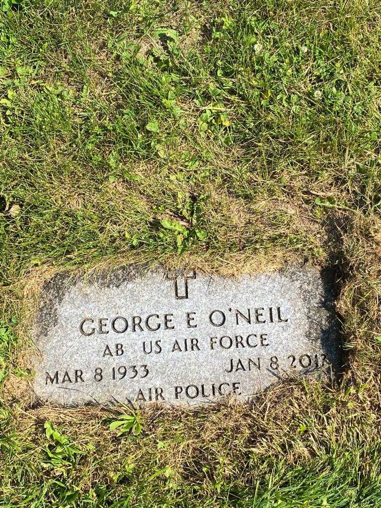 George E. O'Neil's grave. Photo 3