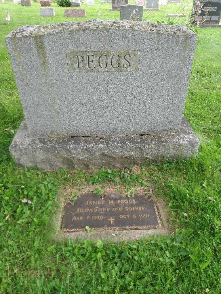 Janet M. Peggs's grave. Photo 2