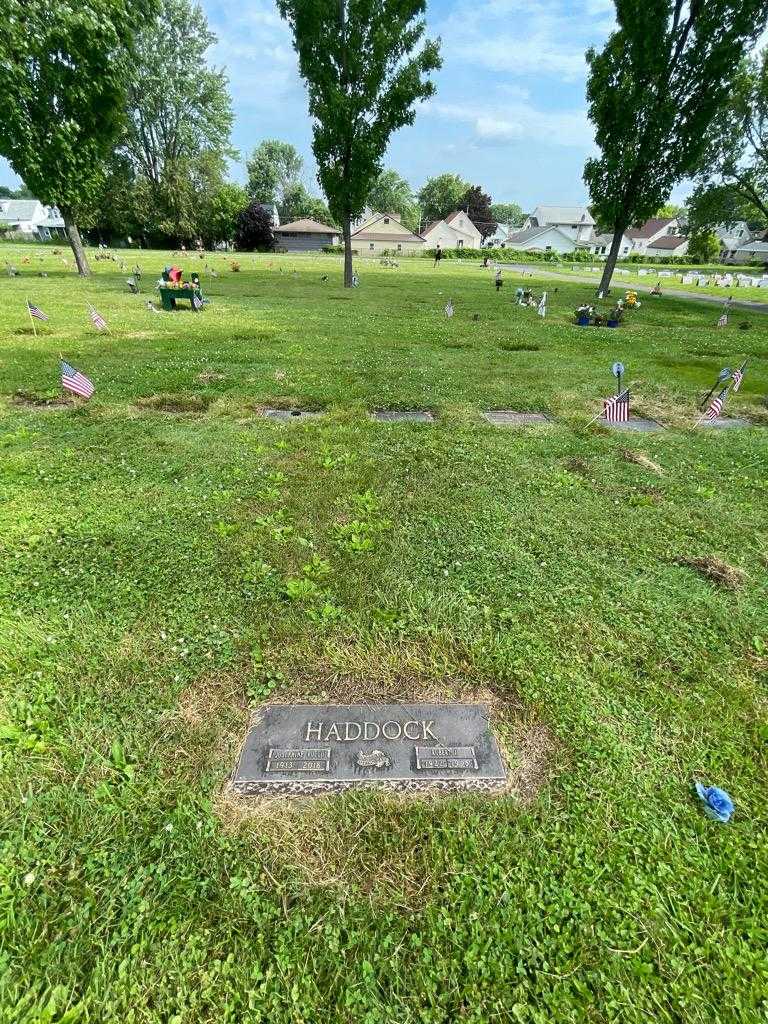 Robert L. Haddock's grave. Photo 1