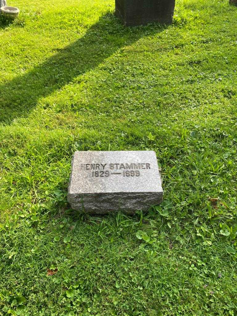 Henry Stammer's grave. Photo 2