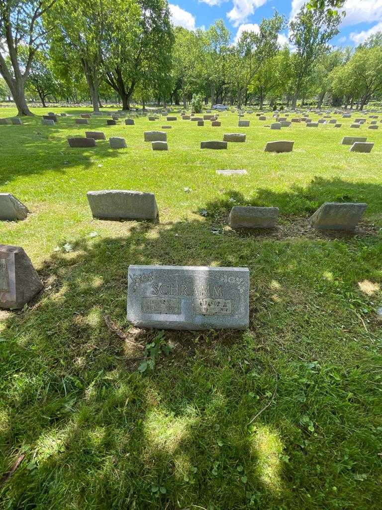 Irving C. Schramm's grave. Photo 1