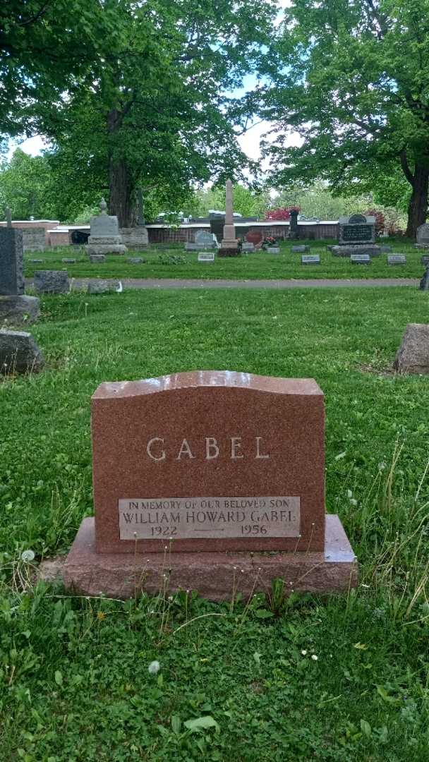 William Howard Gabel's grave. Photo 2