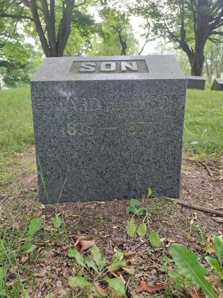 Edward H. Hixson's grave. Photo 2