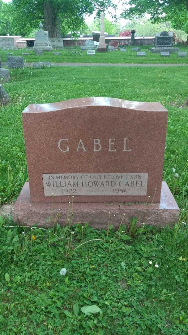 William Howard Gabel's grave. Photo 3