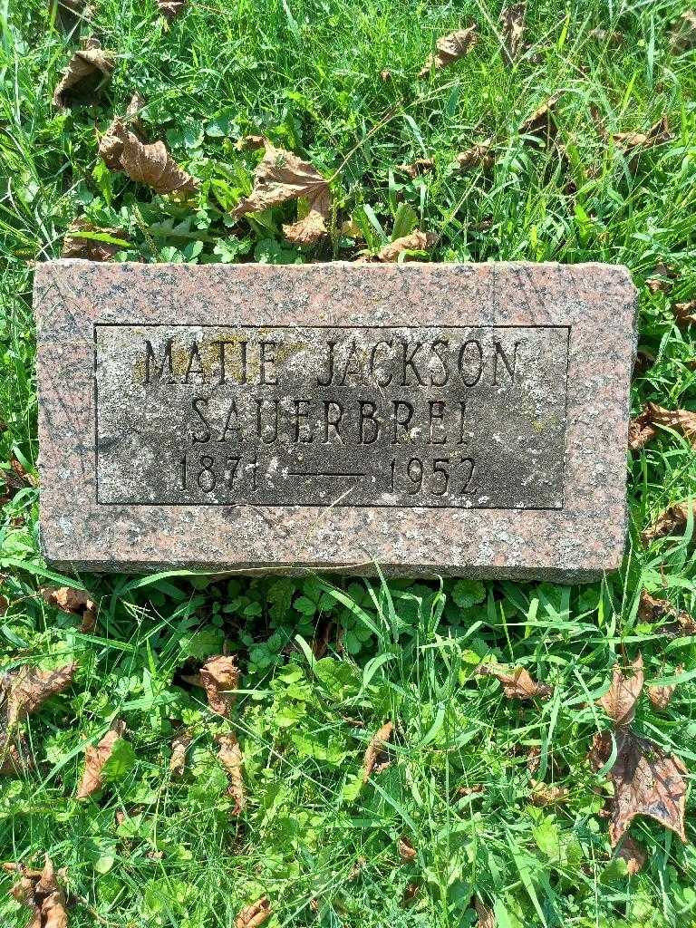 Matie Jackson Sauerbrei's grave. Photo 3