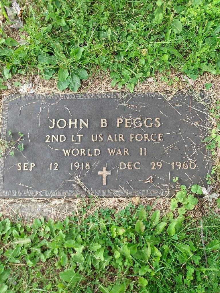 John B. Peggs's grave. Photo 3