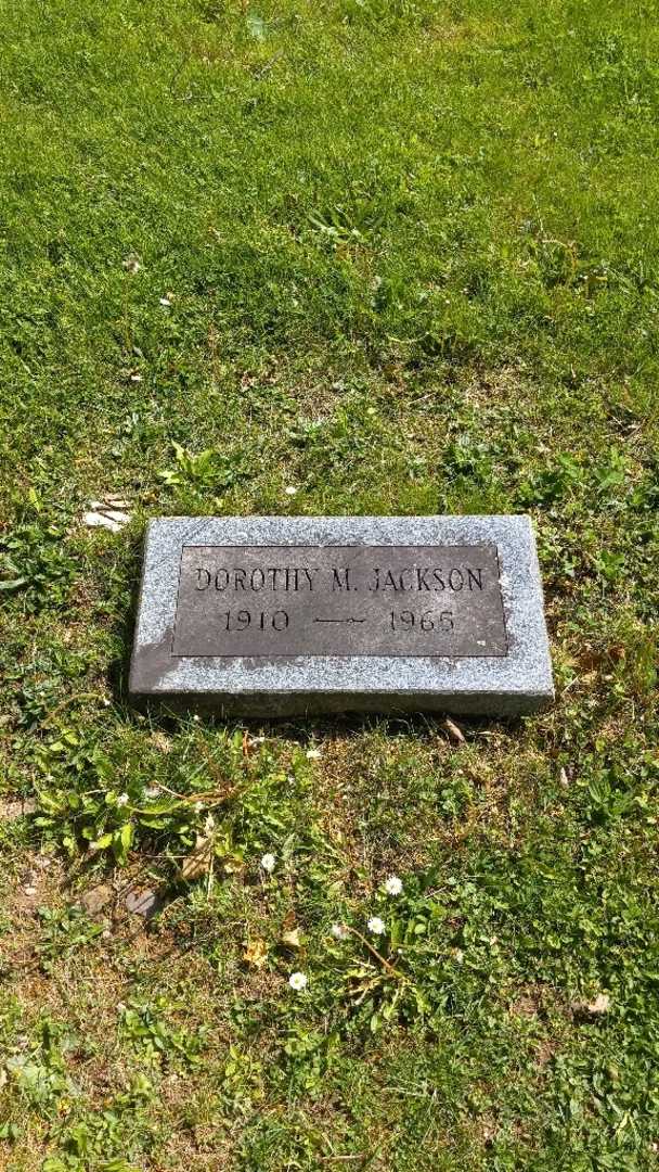 Dorothy M. Jackson's grave. Photo 3
