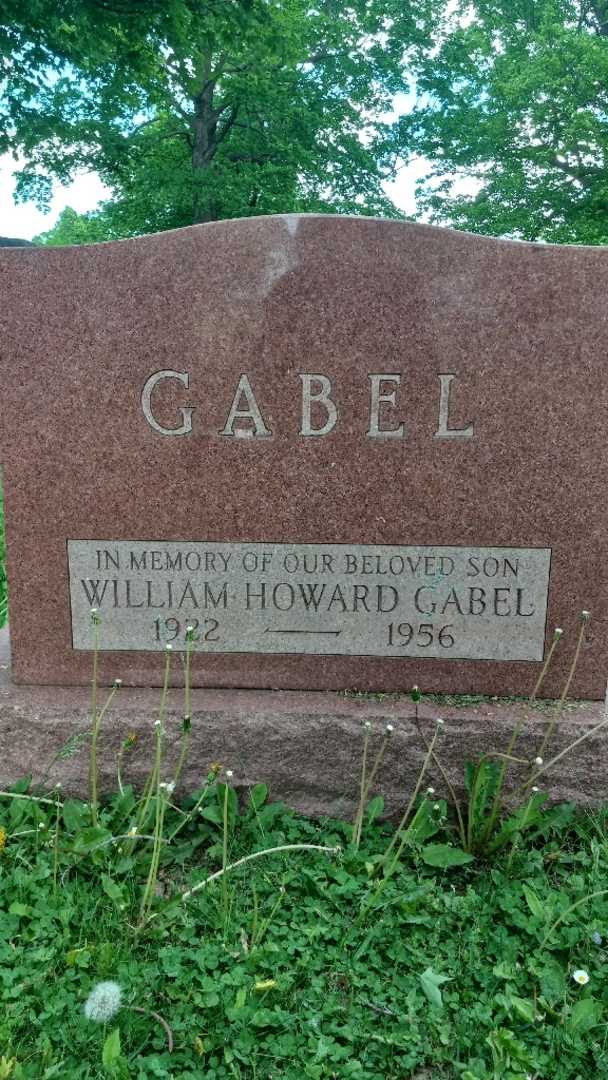 William Howard Gabel's grave. Photo 4