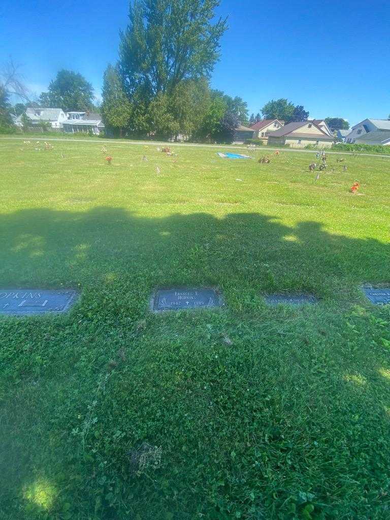Frances E. Hopkins's grave. Photo 1