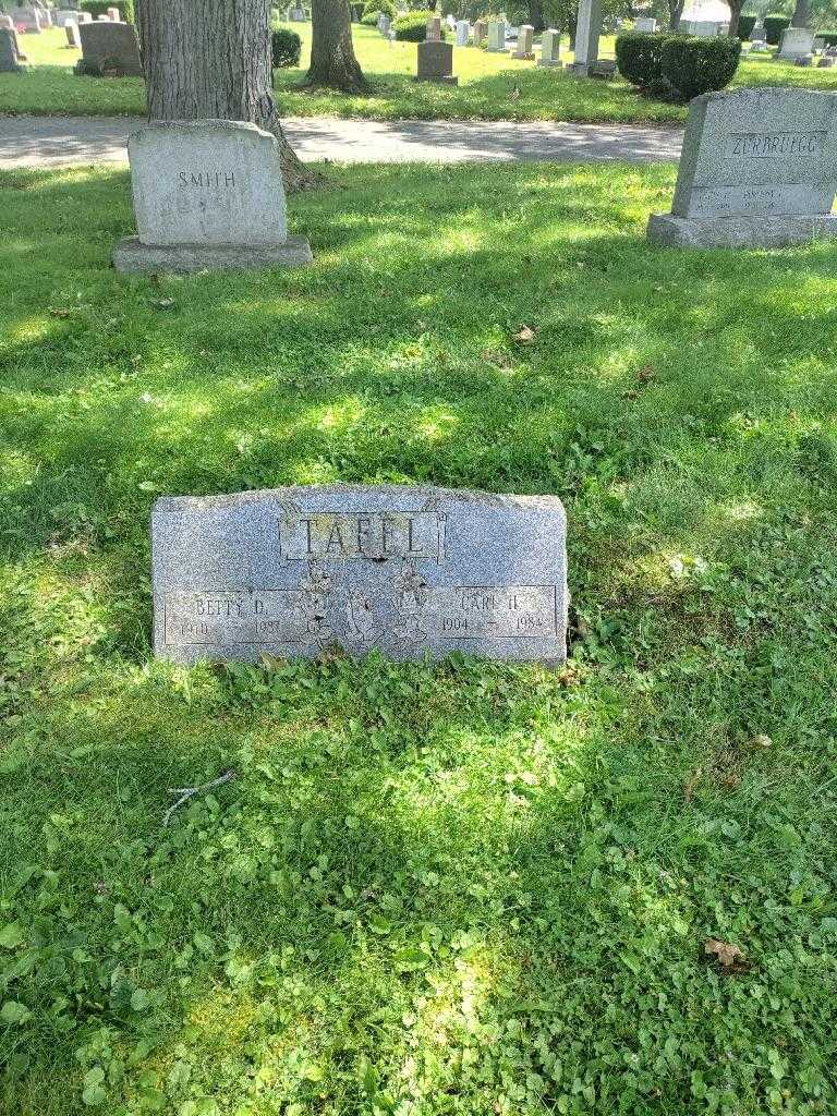 Carl H. Tafel's grave. Photo 1