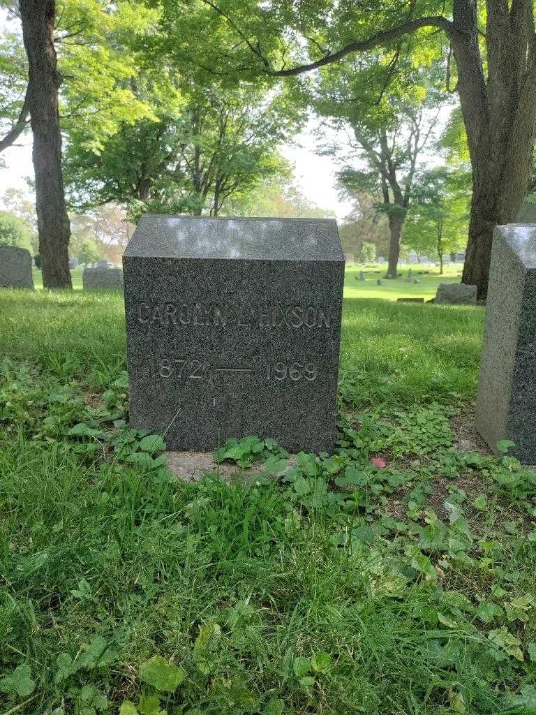 Carolyn L. Hixson's grave. Photo 2