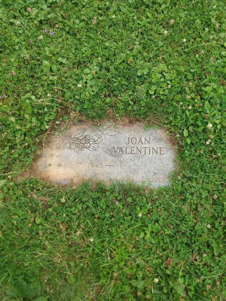 Joan Valentine's grave. Photo 4
