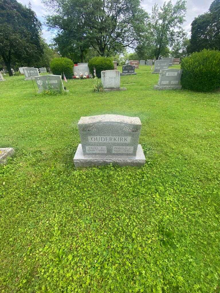 Ethel J. Ouderkirk's grave. Photo 1