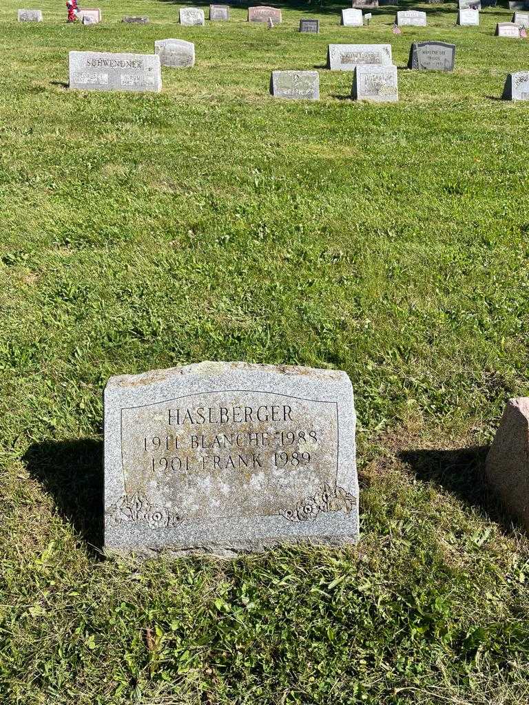 Blanche Haslberger's grave. Photo 2