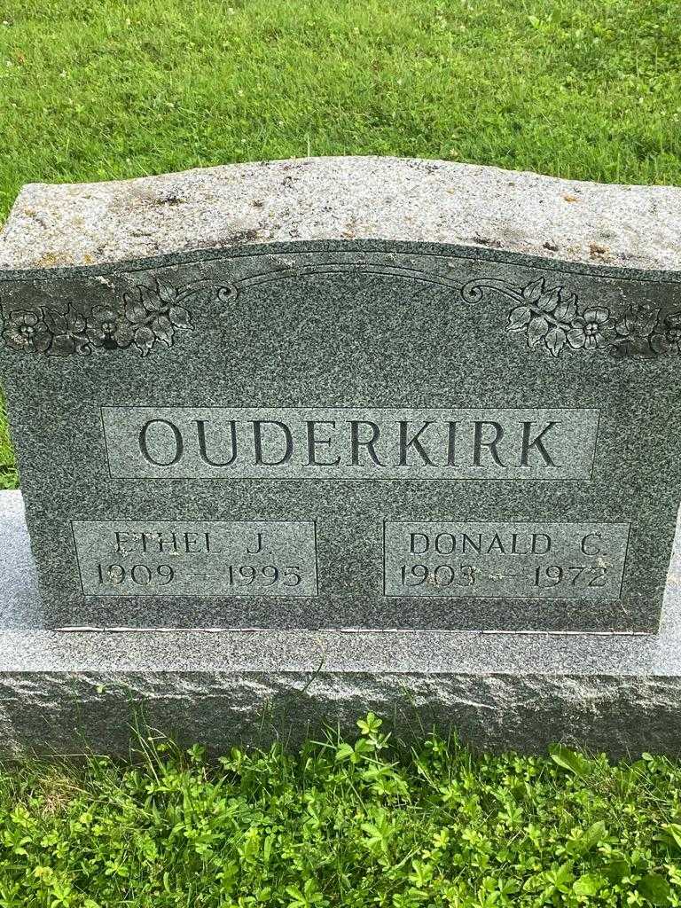 Ethel J. Ouderkirk's grave. Photo 3