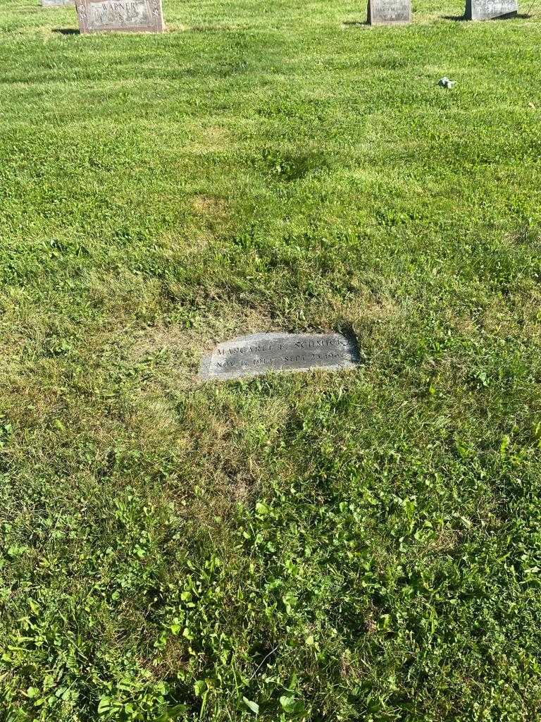 Margaret E. Schmick's grave. Photo 2