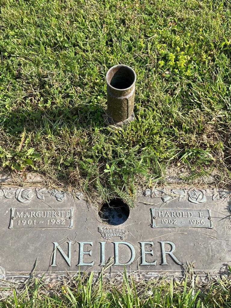 Harold E. Neider's grave. Photo 3