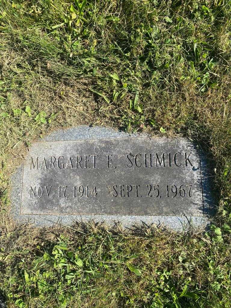 Margaret E. Schmick's grave. Photo 3