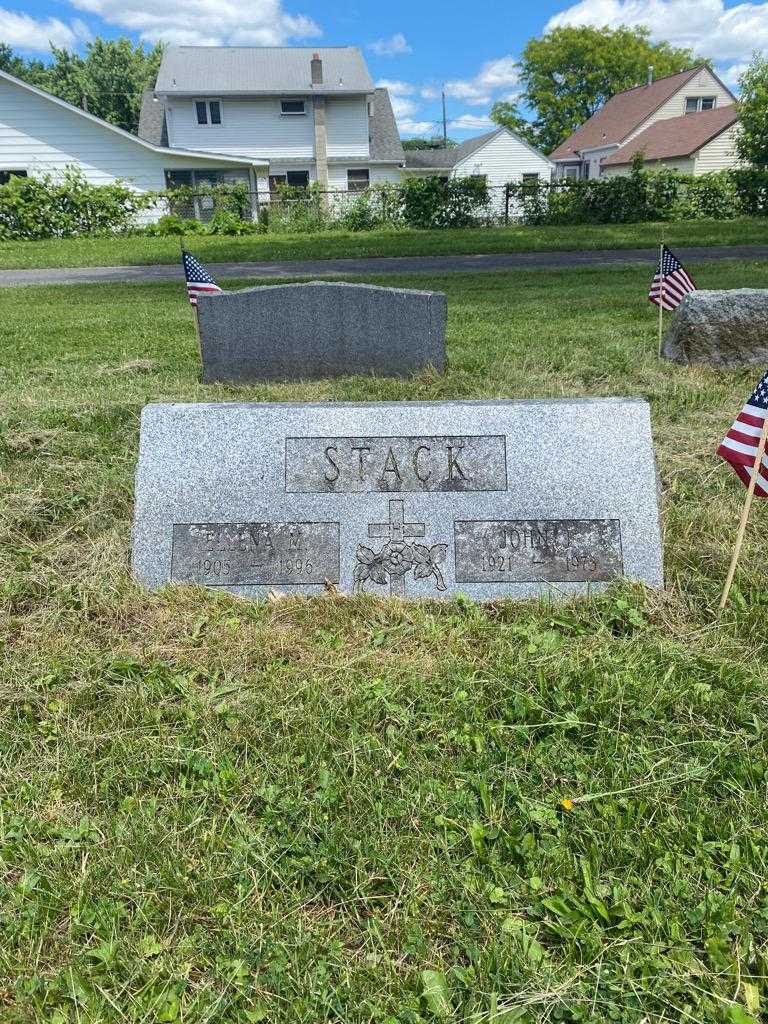 Elena M. Stack's grave. Photo 3