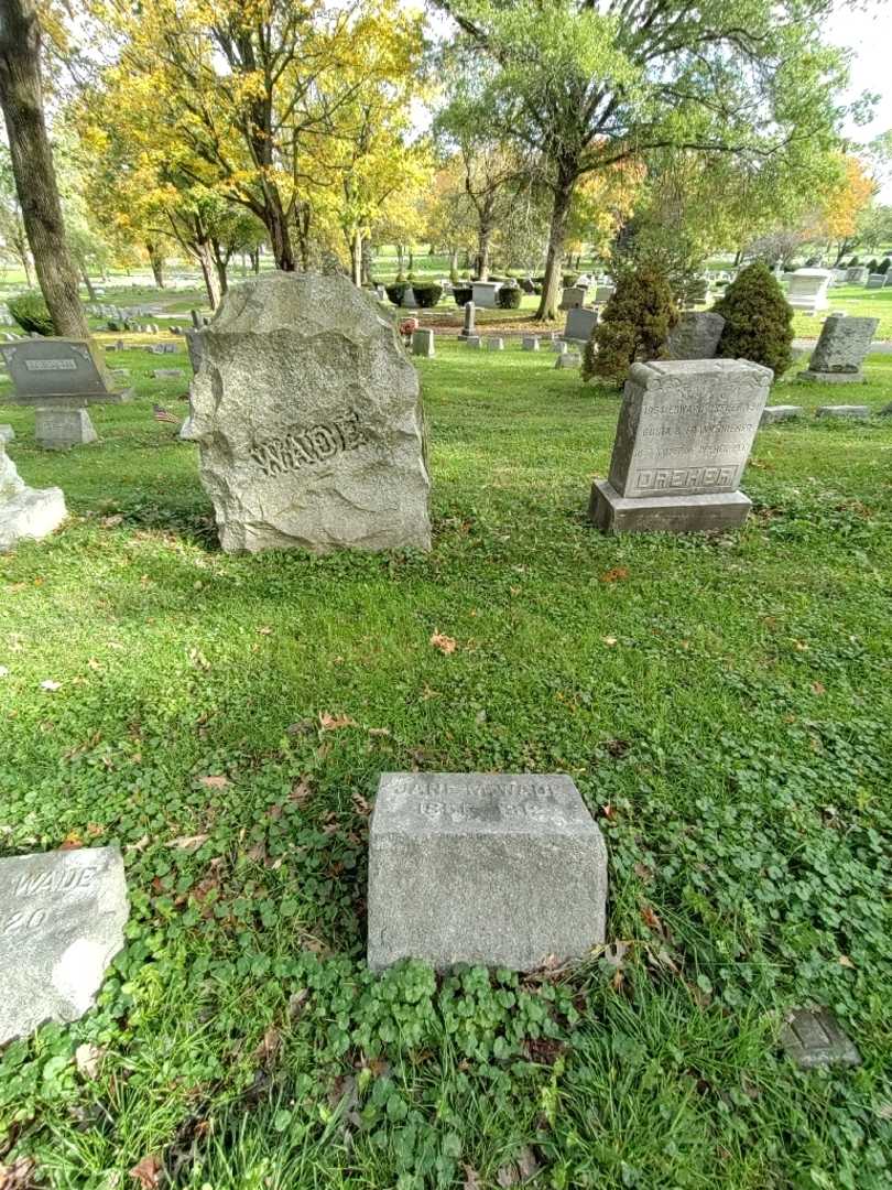 Jane M. Wade's grave. Photo 1