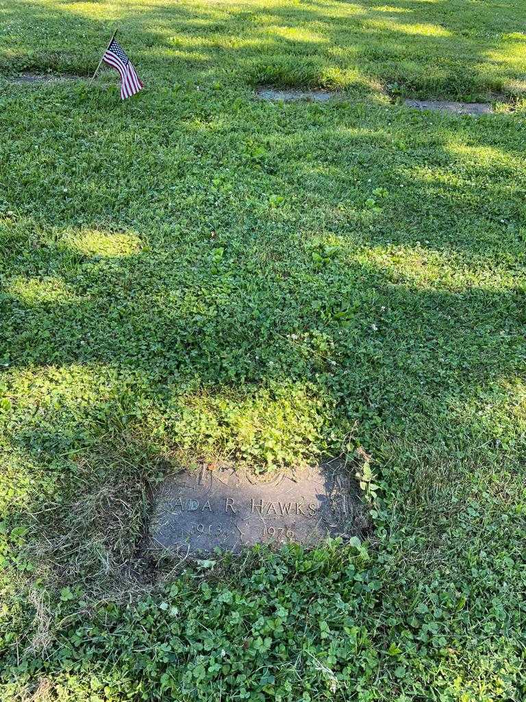 Ada R. Hawks's grave. Photo 2