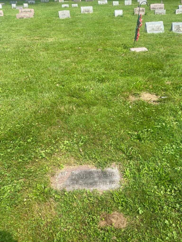 Leah E. Wehr's grave. Photo 5