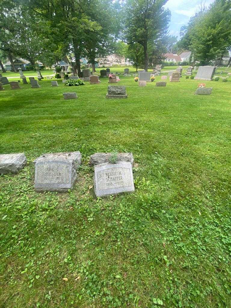 Bessie Manley Schaefer's grave. Photo 1