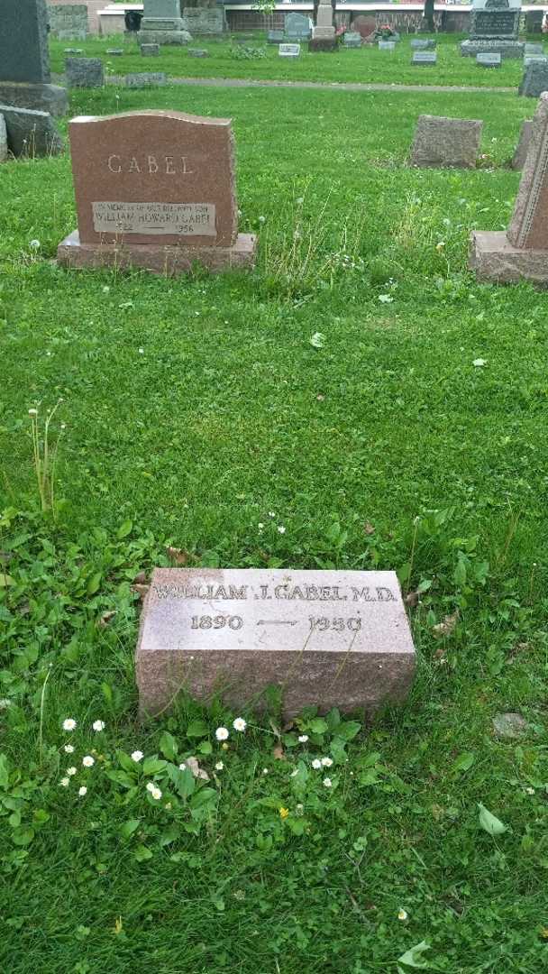 Doctor William J. Gabel's grave. Photo 2